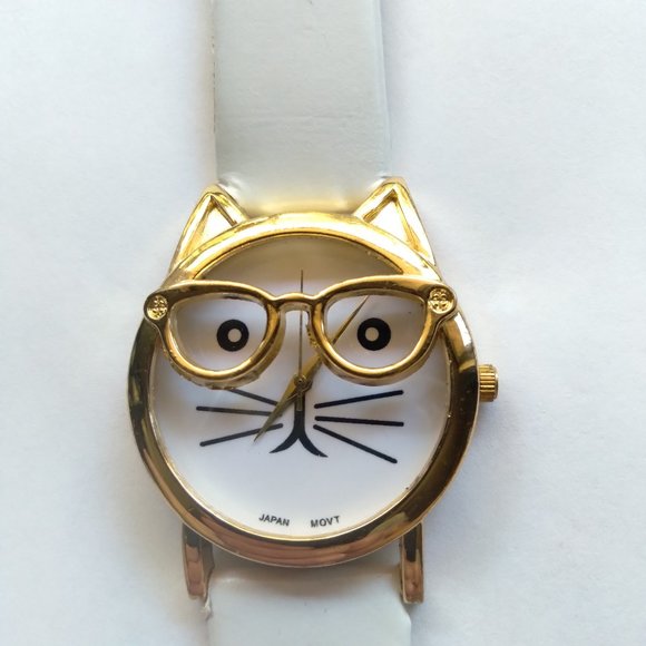 Cat with Glasses watch - Picture 2 of 6